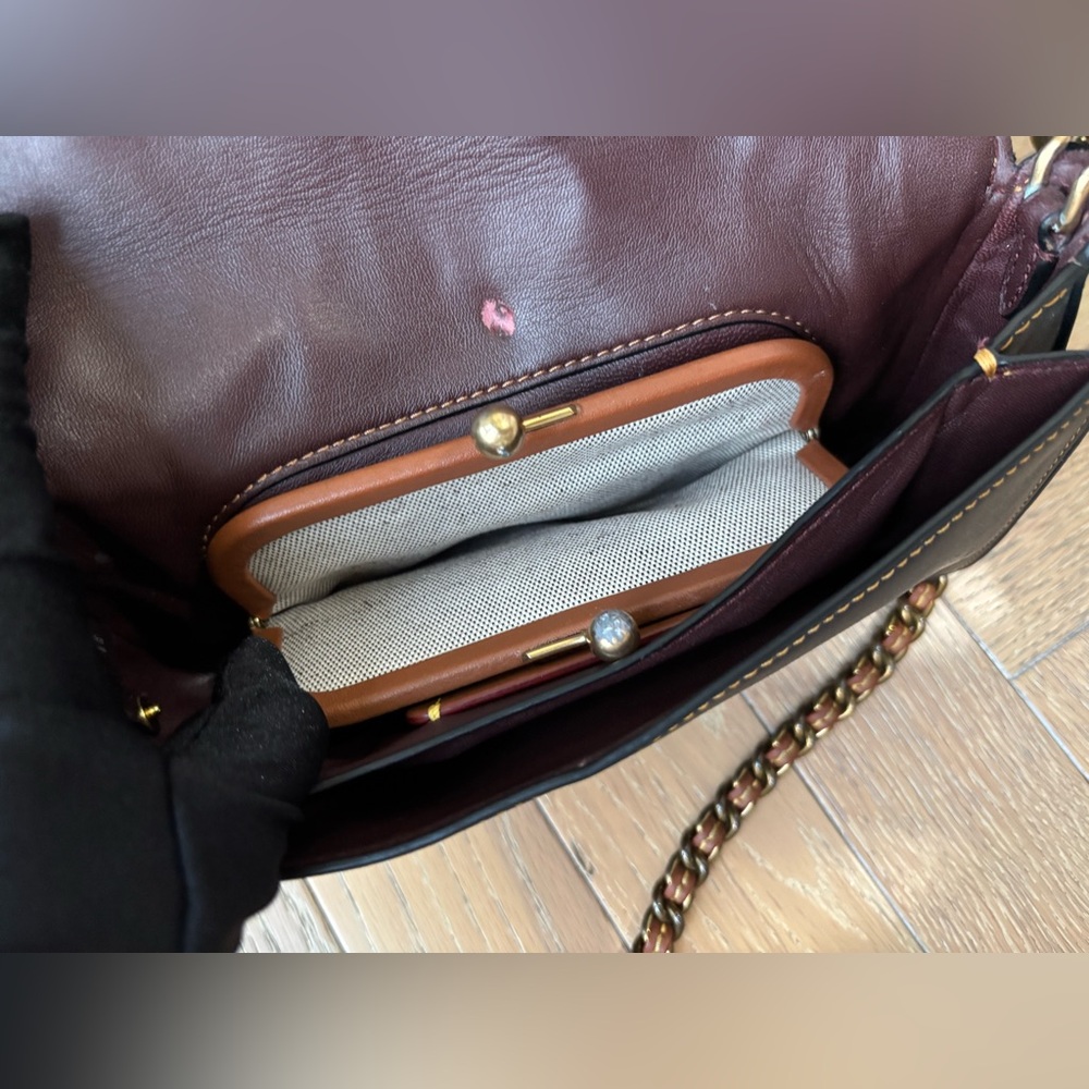 COACH Dinky Bag With Tea Rose - Picture 11 of 16